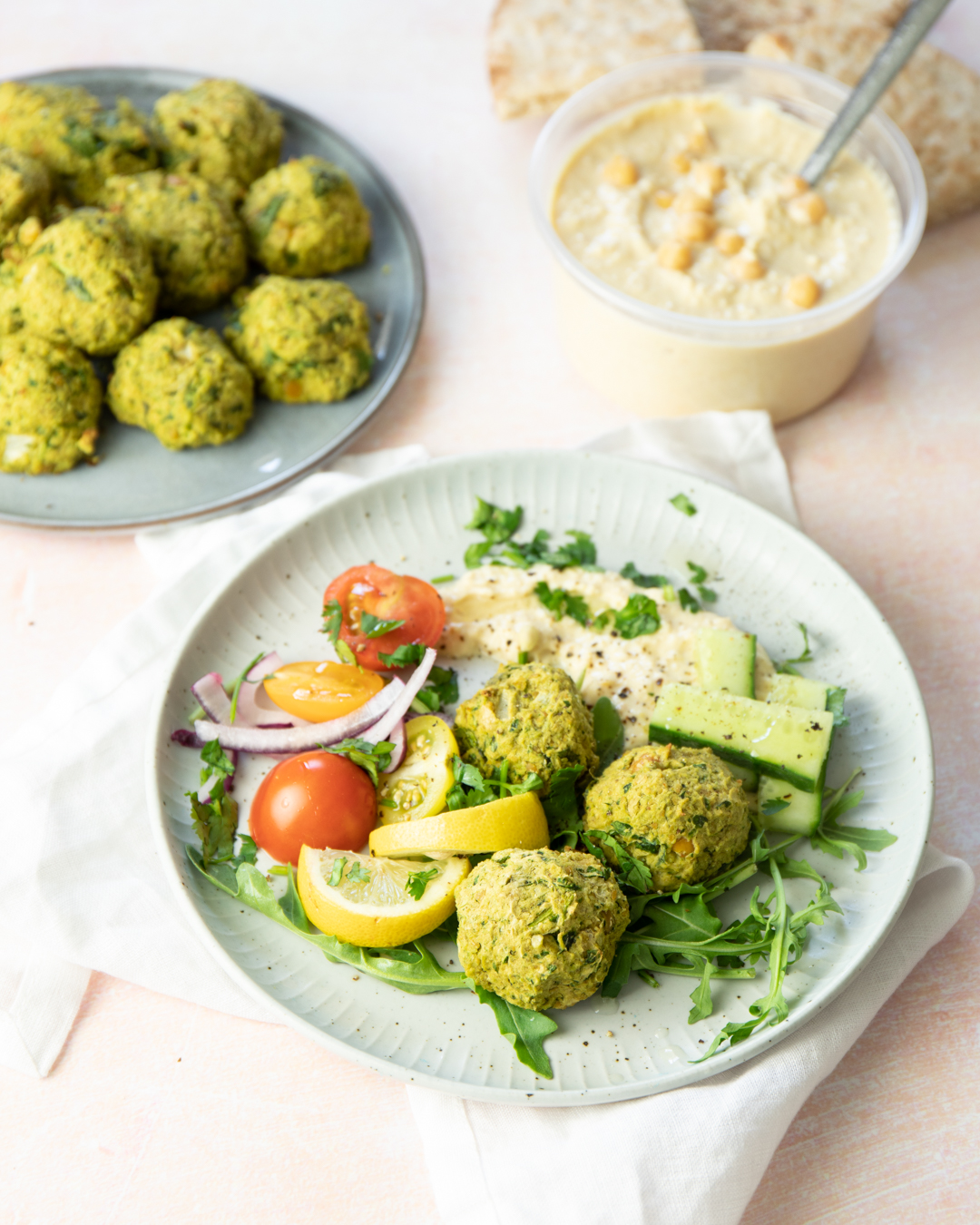 Baked Falafels - Food Styling, Food Photography, Recipe Book Design | Dashy Creative