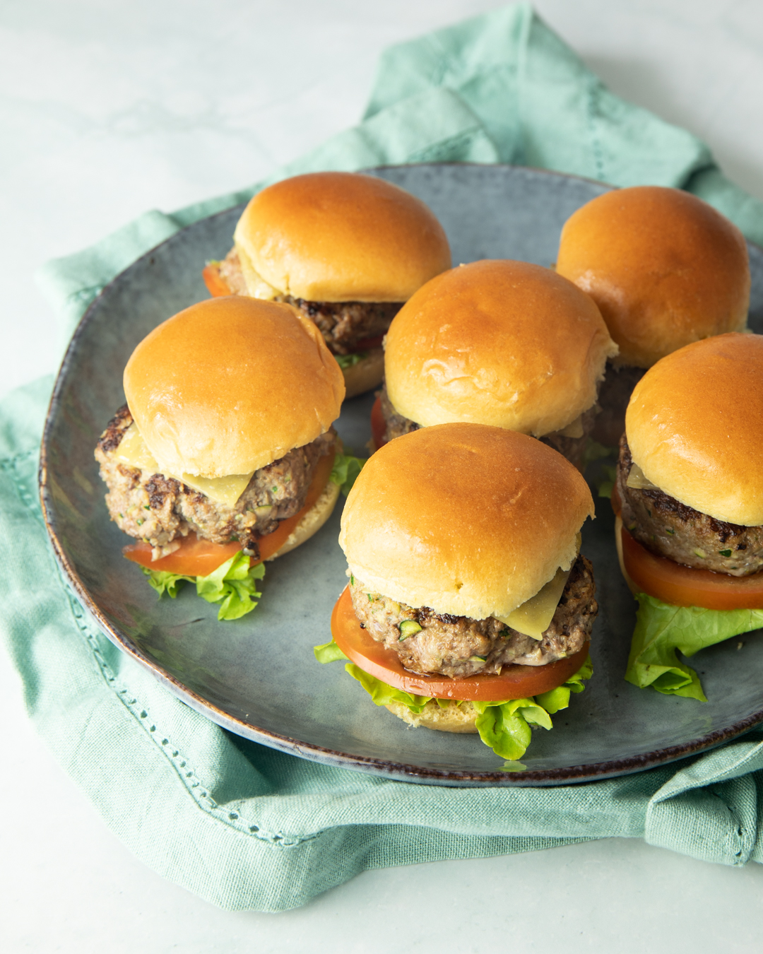 Mini Homemade Burgers - Food Styling, Food Photography, Recipe Book Design | Dashy Creative